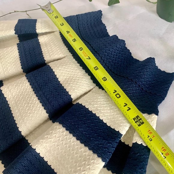 🔴 Marine Blue Spandex Mini Skirt - Picture 3 of 6